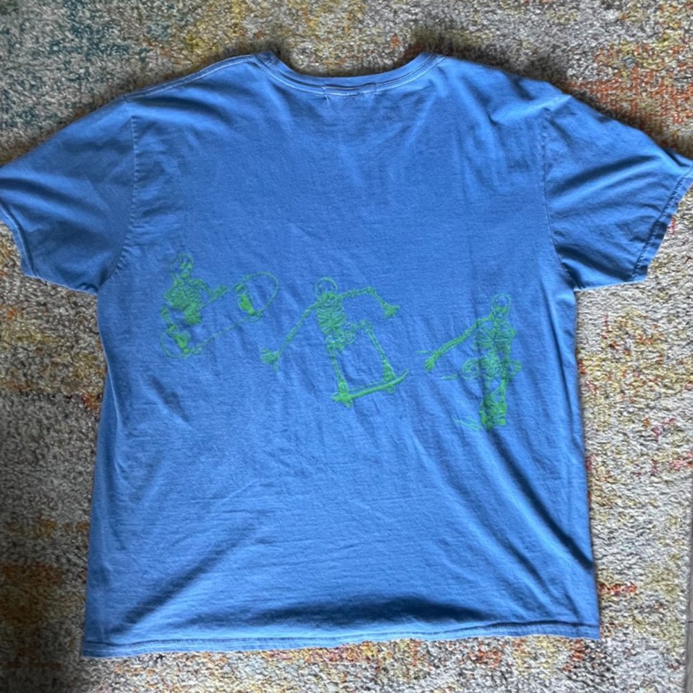 Urban Outfitters Skateboarding Skeletons Oversized Tee Shirt